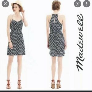 Madewell Silk Dress Ikat Floral Daylight 0 C5228